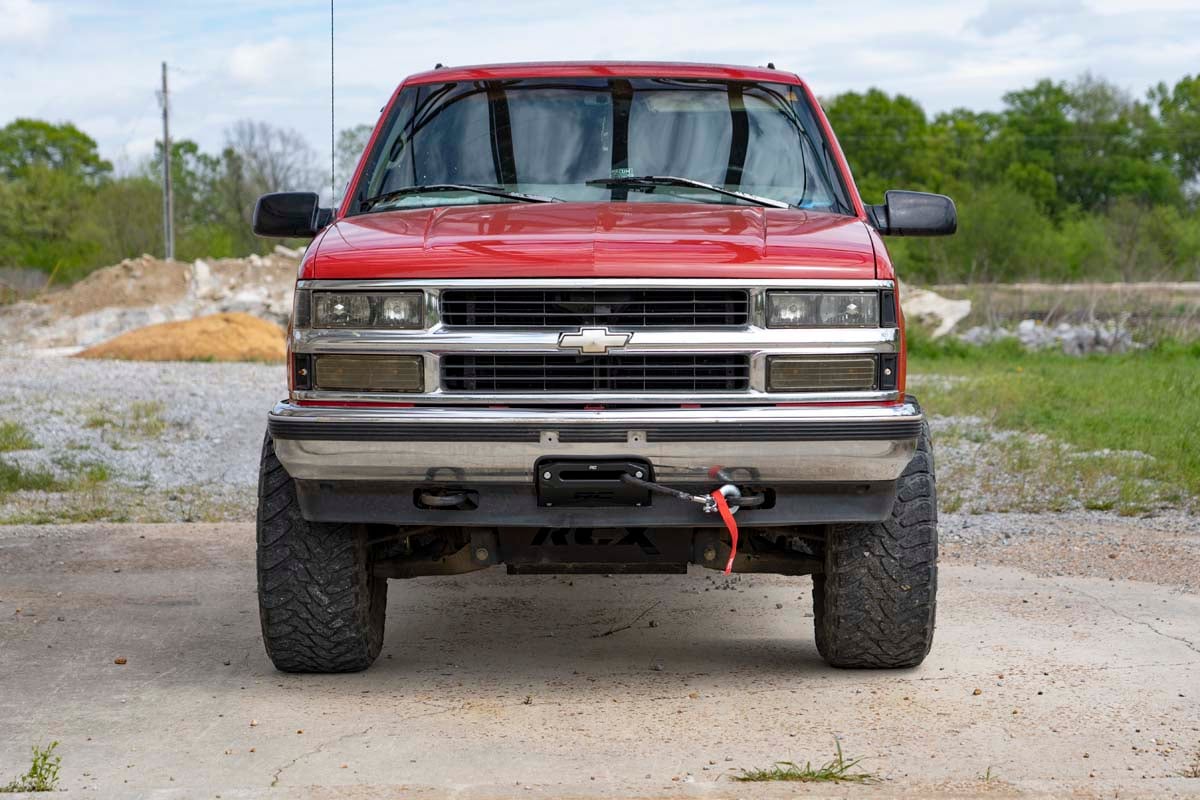 Chevrolet Tahoe Hidden Winch Mounting Plate - Front - Rough Country - '95-'99